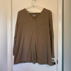 J Jill tunic style shirt size large